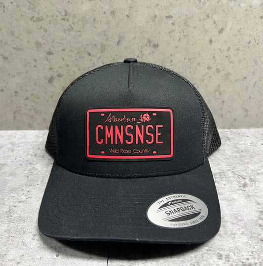 CMNSNSE Alberta Plate SnapBack Trucker