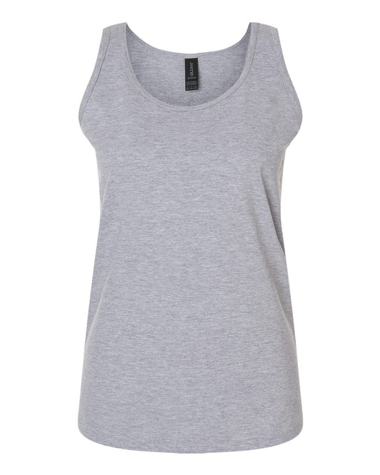Custom Women's Tank Top - Graphic Gildan Softstyle (64200L)-Navy / S-Navy / M-Navy / L-Navy / XL-Navy / 2XL 403 Custom Cuts