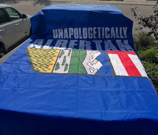 Unapologetically Albertan Flag - 403 Custom Cuts