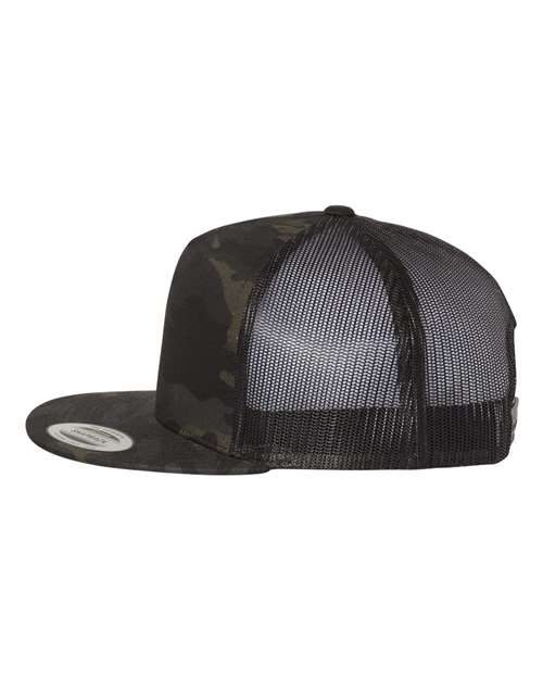 Yupoong 6006 Flat Brim SnapBack Trucker