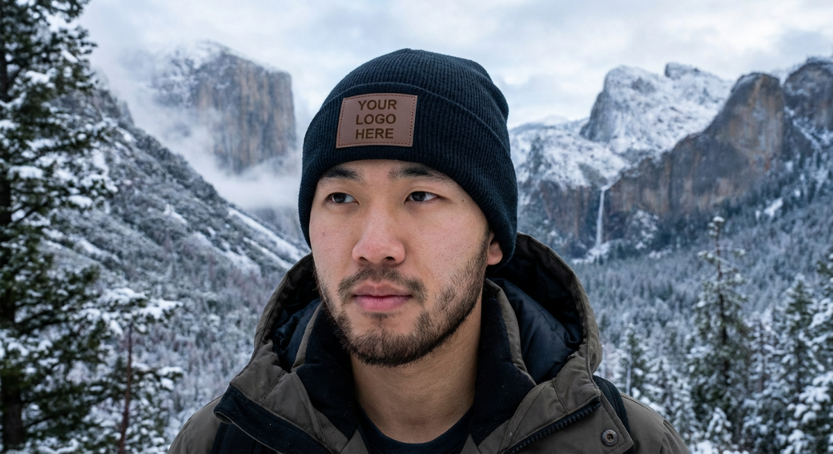 Custom Toques Canada | Leather Patch Beanies | 403 Custom Cuts