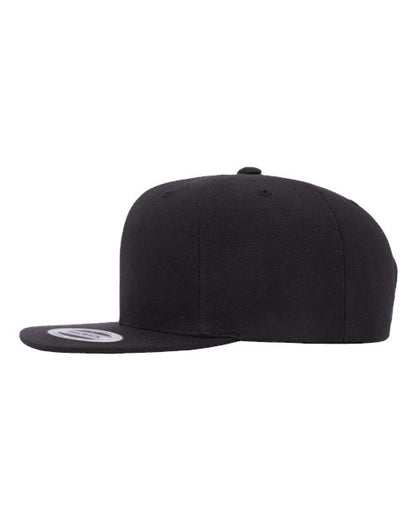 Yupoong 6089M - Custom 6-Panel Flat Bill Snapback Hat
