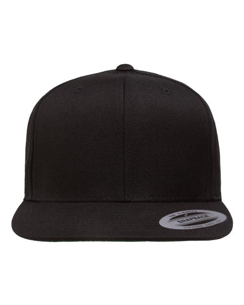Yupoong 6089M - Custom 6-Panel Flat Bill Snapback Hat