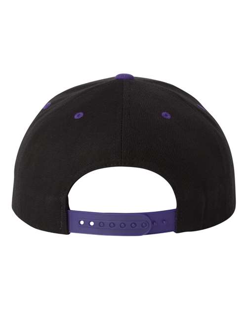 Yupoong 6089M - Custom 6-Panel Flat Bill Snapback Hat