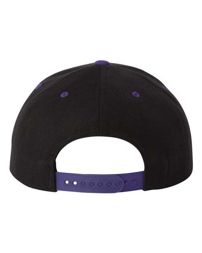 Yupoong 6089M - Custom 6-Panel Flat Bill Snapback Hat