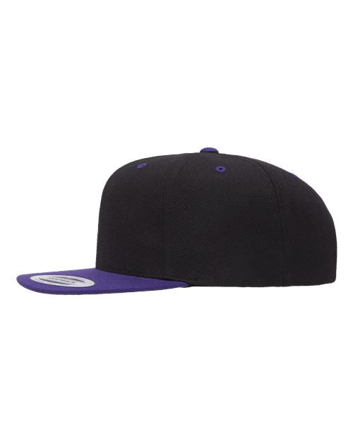Yupoong 6089M - Custom 6-Panel Flat Bill Snapback Hat