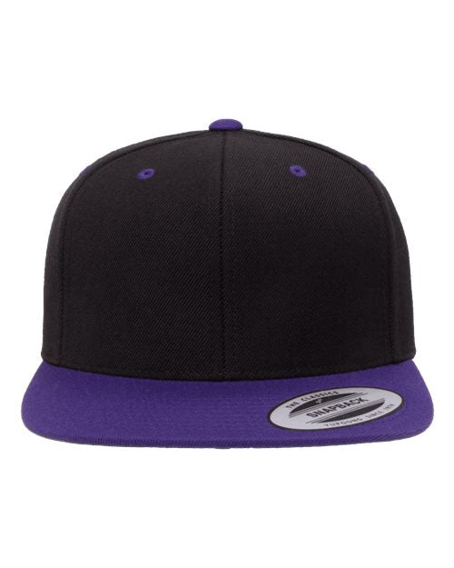 Yupoong 6089M - Custom 6-Panel Flat Bill Snapback Hat