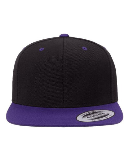 Yupoong 6089M - Custom 6-Panel Flat Bill Snapback Hat