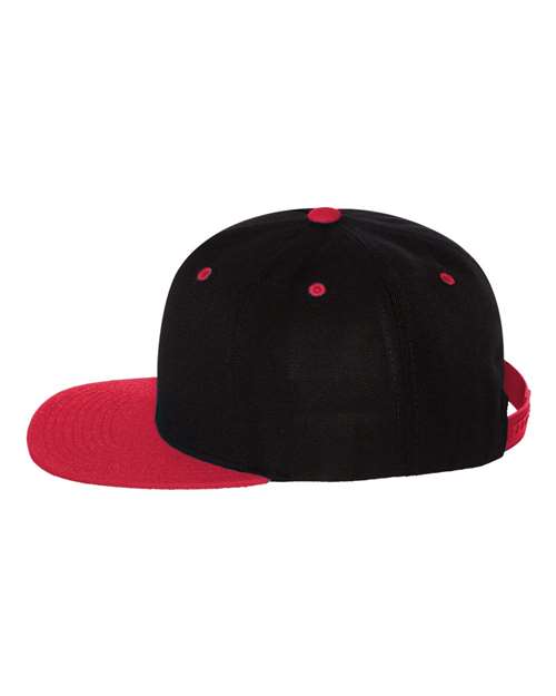 Yupoong 6089M - Custom 6-Panel Flat Bill Snapback Hat