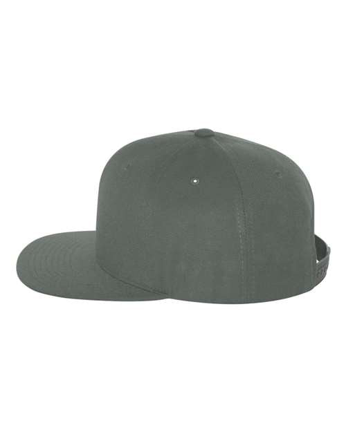 Yupoong 6089M - Custom 6-Panel Flat Bill Snapback Hat
