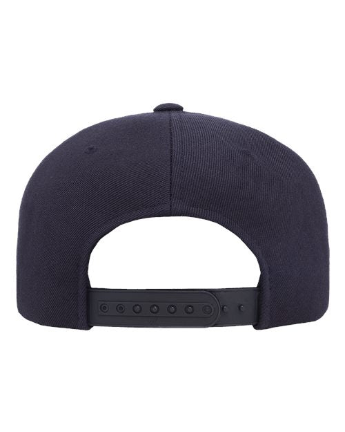Yupoong 6089M - Custom 6-Panel Flat Bill Snapback Hat