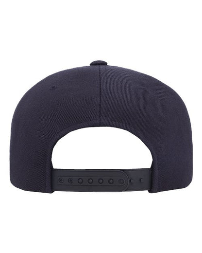Yupoong 6089M - Custom 6-Panel Flat Bill Snapback Hat