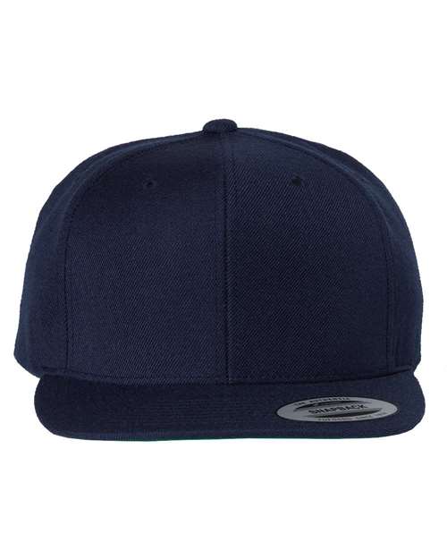 Yupoong 6089M - Custom 6-Panel Flat Bill Snapback Hat