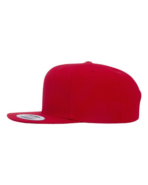 Yupoong 6089M - Custom 6-Panel Flat Bill Snapback Hat
