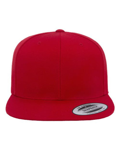 Yupoong 6089M - Custom 6-Panel Flat Bill Snapback Hat