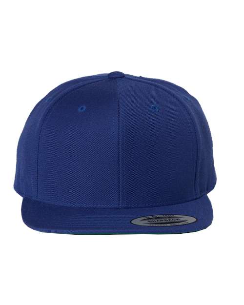 Yupoong 6089M - Custom 6-Panel Flat Bill Snapback Hat