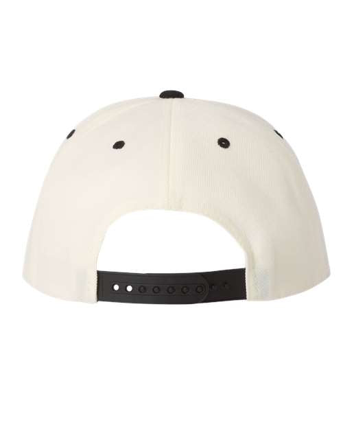 Yupoong 6089M - Custom 6-Panel Flat Bill Snapback Hat