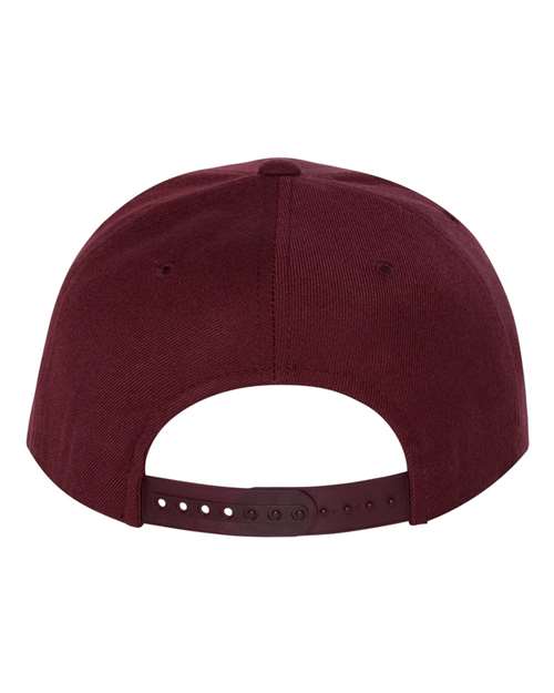 Yupoong 6089M - Custom 6-Panel Flat Bill Snapback Hat