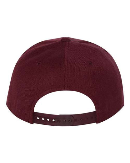 Yupoong 6089M - Custom 6-Panel Flat Bill Snapback Hat