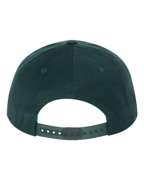 Yupoong 6089M - Custom 6-Panel Flat Bill Snapback Hat