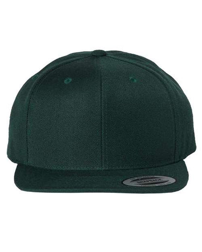 Yupoong 6089M - Custom 6-Panel Flat Bill Snapback Hat