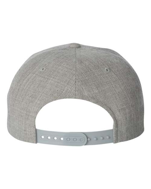 Yupoong 6089M - Custom 6-Panel Flat Bill Snapback Hat