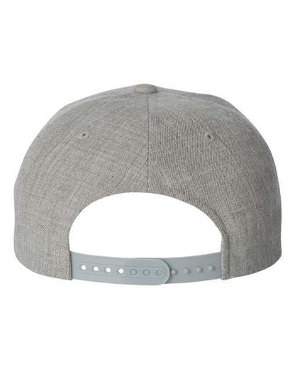 Yupoong 6089M - Custom 6-Panel Flat Bill Snapback Hat