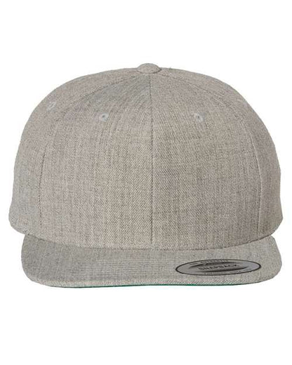 Yupoong 6089M - Custom 6-Panel Flat Bill Snapback Hat