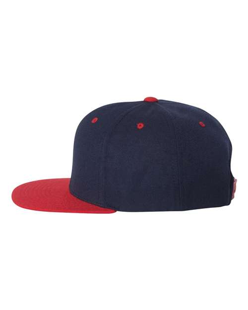 Yupoong 6089M - Custom 6-Panel Flat Bill Snapback Hat