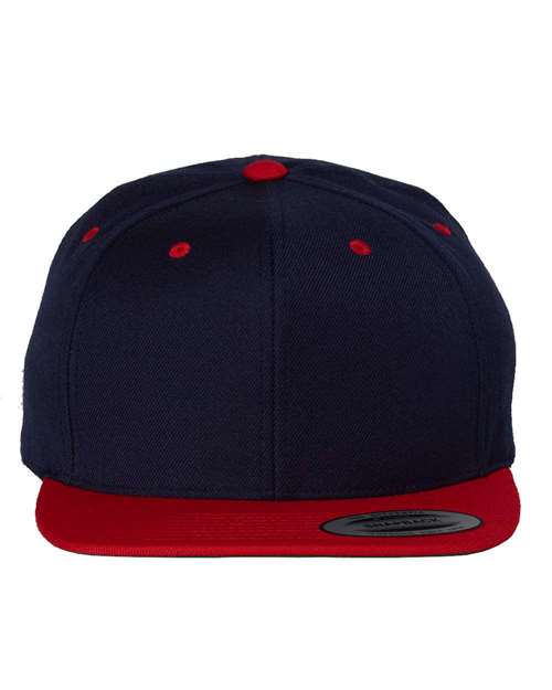 Yupoong 6089M - Custom 6-Panel Flat Bill Snapback Hat