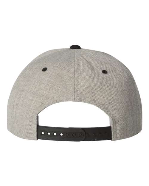 Yupoong 6089M - Custom 6-Panel Flat Bill Snapback Hat