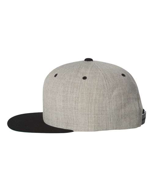 Yupoong 6089M - Custom 6-Panel Flat Bill Snapback Hat