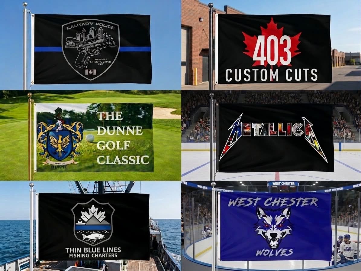 Custom 3' x 5' Lightweight Polyester Flags