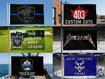 Custom 3' x 5' Lightweight Polyester Flags