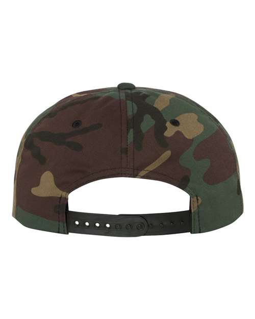 Yupoong 6089M - Custom 6-Panel Flat Bill Snapback Hat