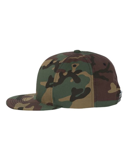 Yupoong 6089M - Custom 6-Panel Flat Bill Snapback Hat