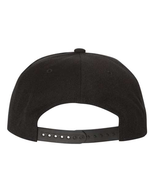 Yupoong 6089M - Custom 6-Panel Flat Bill Snapback Hat