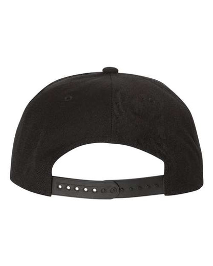 Yupoong 6089M - Custom 6-Panel Flat Bill Snapback Hat
