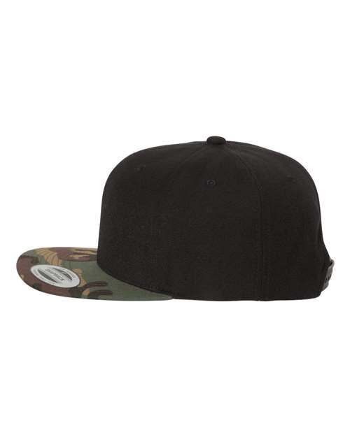 Yupoong 6089M - Custom 6-Panel Flat Bill Snapback Hat