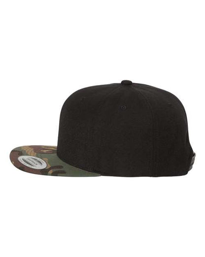 Yupoong 6089M - Custom 6-Panel Flat Bill Snapback Hat