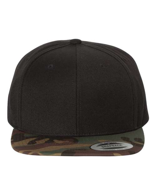 Yupoong 6089M - Custom 6-Panel Flat Bill Snapback Hat