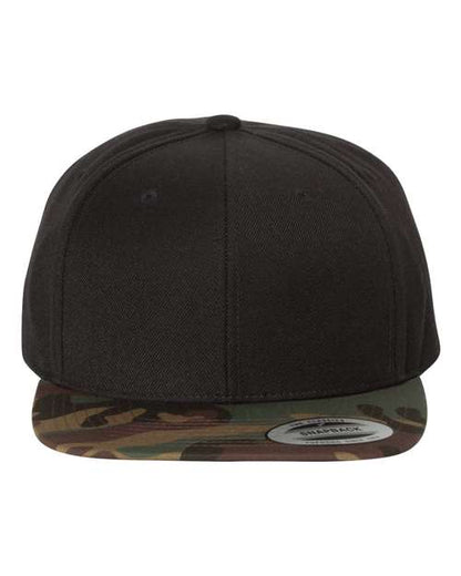 Yupoong 6089M - Custom 6-Panel Flat Bill Snapback Hat