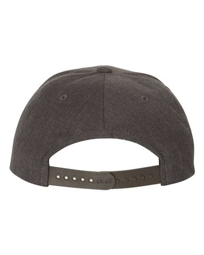 Yupoong 6089M - Custom 6-Panel Flat Bill Snapback Hat