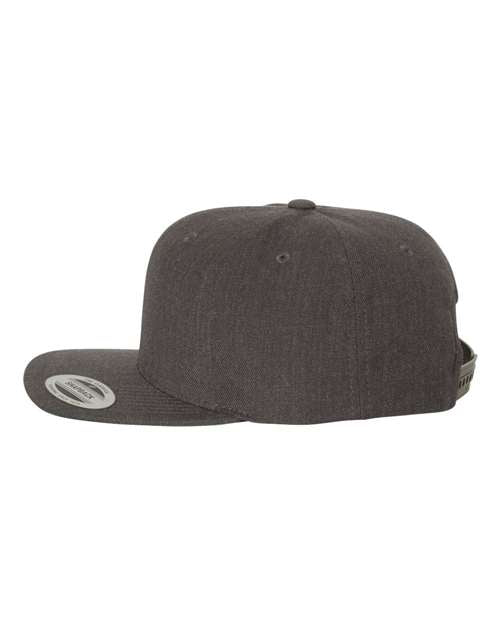 Yupoong 6089M - Custom 6-Panel Flat Bill Snapback Hat