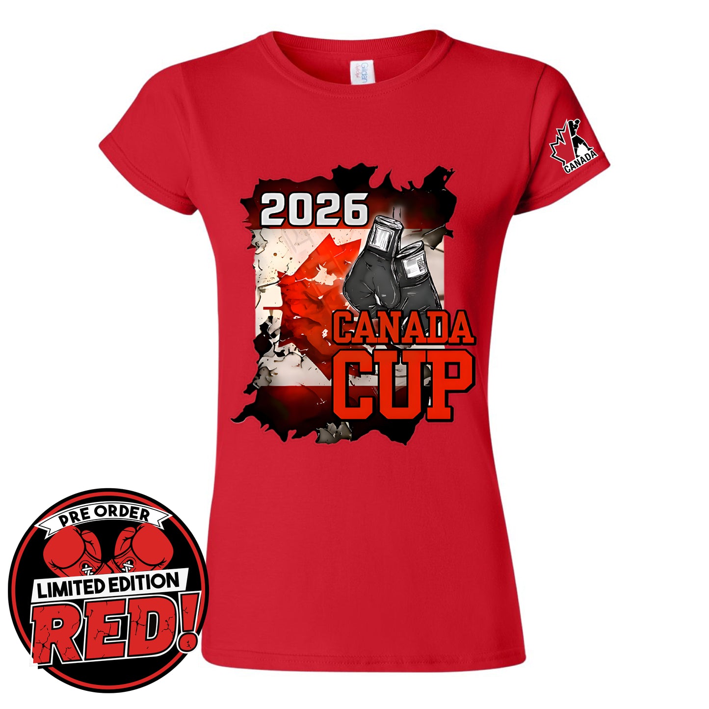 Boxing Canada 2026 Canada Cup Women's T-Shirt - 403 Custom Cuts