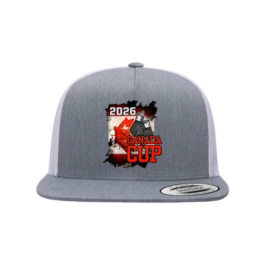 Boxing Canada Flat Brim SnapBack Trucker - 403 Custom Cuts