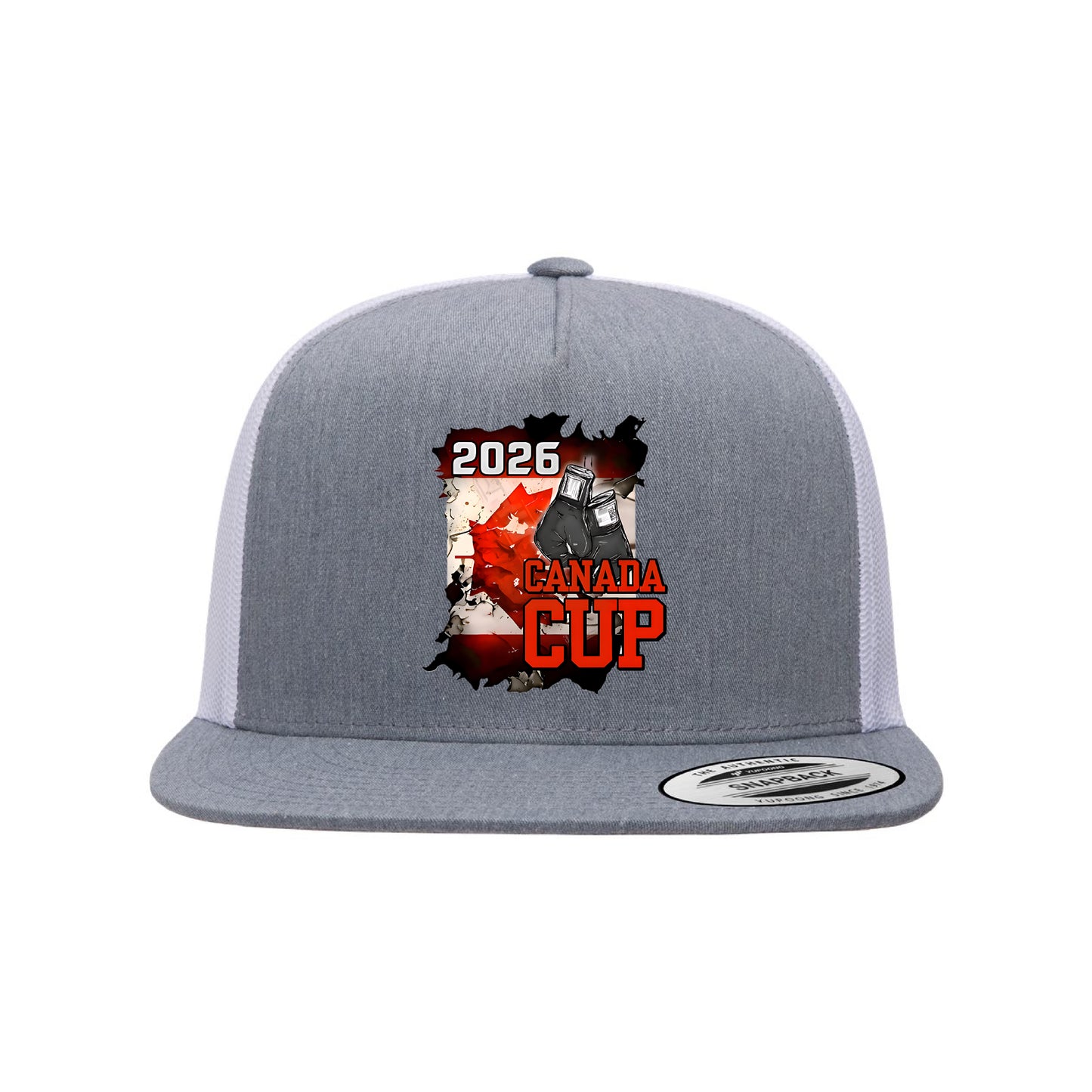 Boxing Canada Flat Brim SnapBack Trucker - 403 Custom Cuts