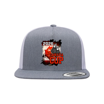 Boxing Canada Flat Brim SnapBack Trucker - 403 Custom Cuts