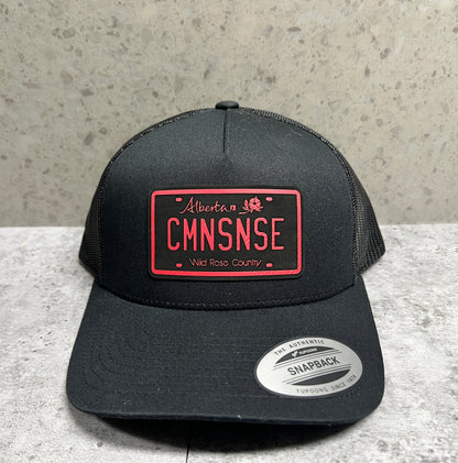 CMNSNSE Alberta Plate SnapBack Trucker - 403 Custom Cuts