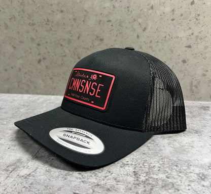 CMNSNSE Alberta Plate SnapBack Trucker